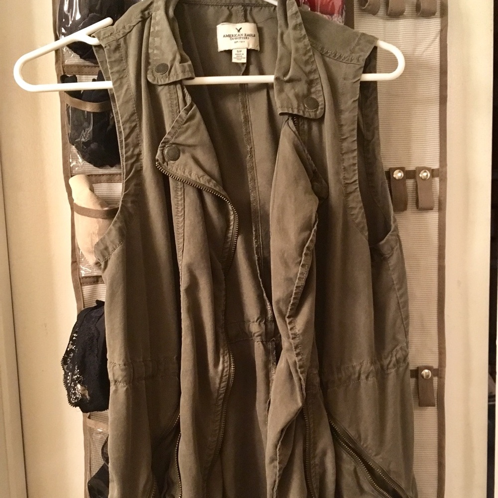 Draped vest